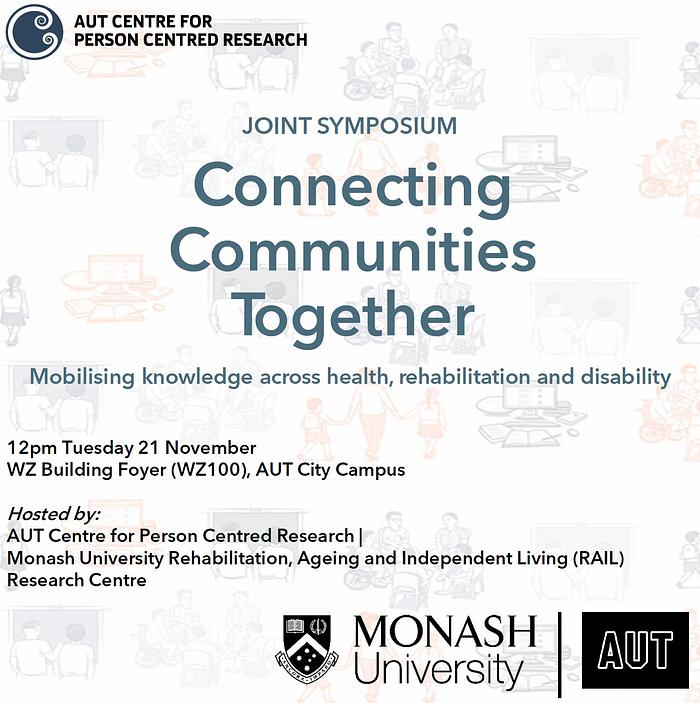 Connecting Communities Together: PCR-RAIL Joint Symposium logo